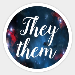 They/Them Sticker